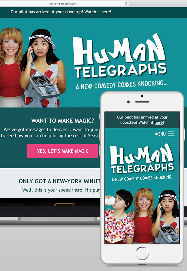 Human Telegraphs Branding & Website