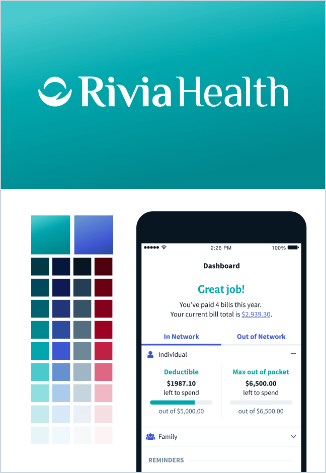 Rivia Health Rebrand (B2B)